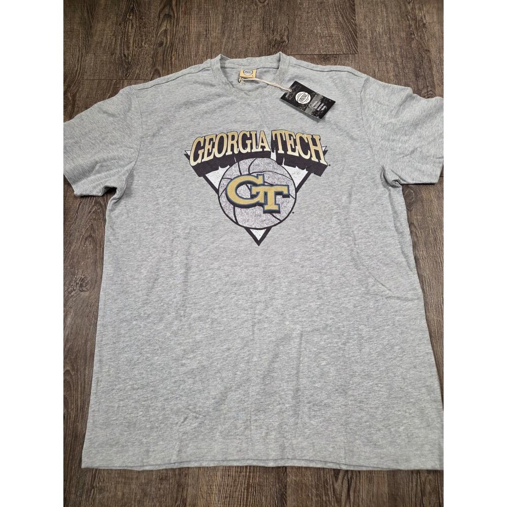 Georgia Tech NWT 19Nine Thick Short Sleeve Men's Tshirt Large